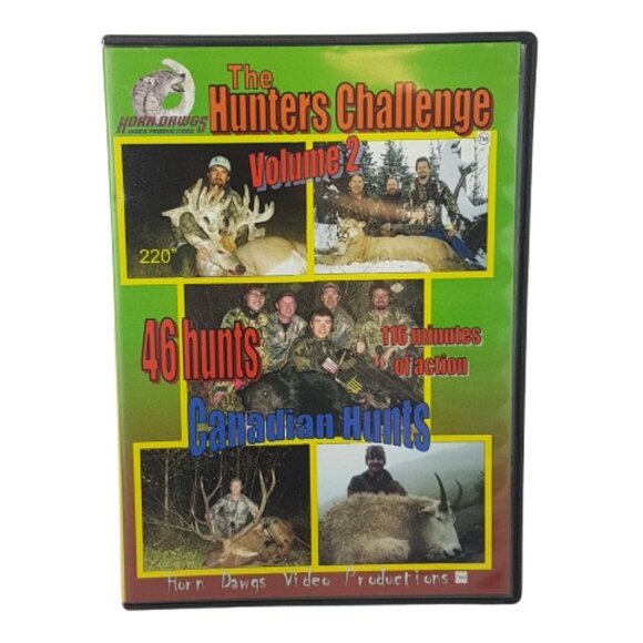 DVD HORN DAWGS Hunters Challenge Volume 2 Hunting DVD Deer, Moose, Bear Big Game - Picture 4 of 4